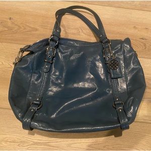Beautiful blue Coach purse